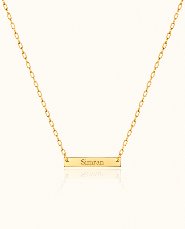 Reversible Bar Necklace