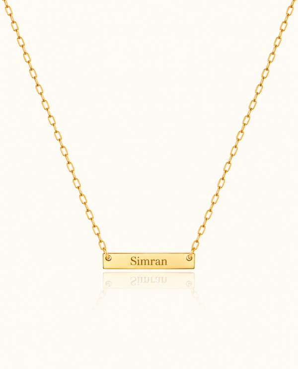 Reversible Bar Necklace