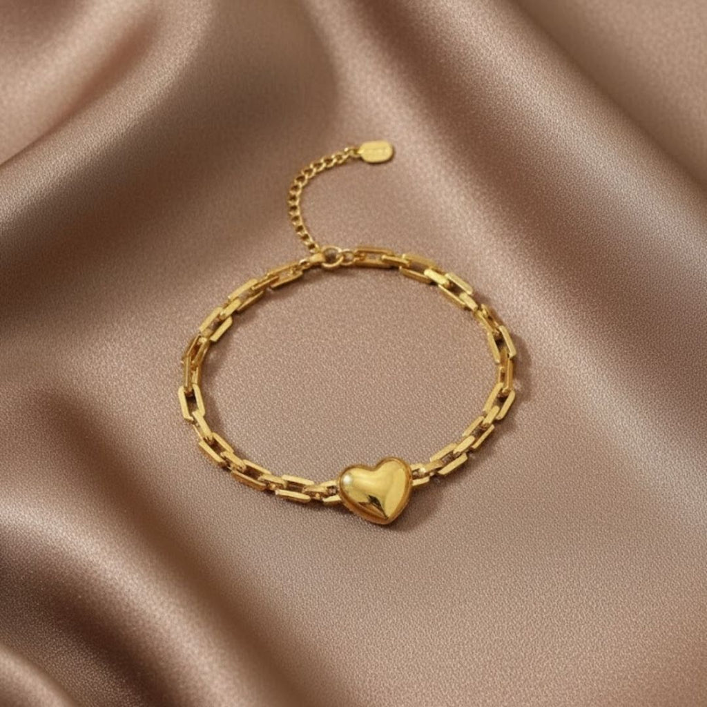 Bold Heart Bracelet