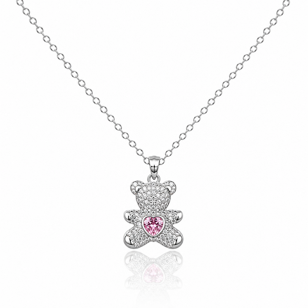Sweetheart Teddy Bear Necklace