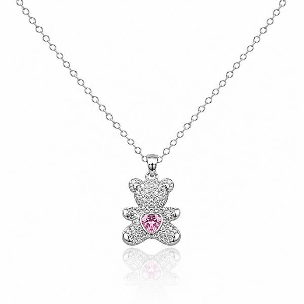 Sweetheart Teddy Bear Necklace