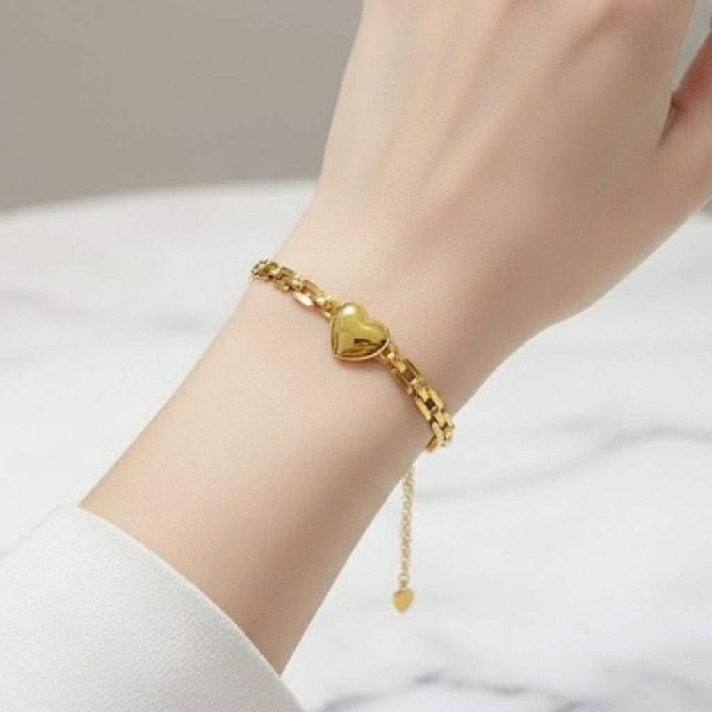 Bold Heart Bracelet
