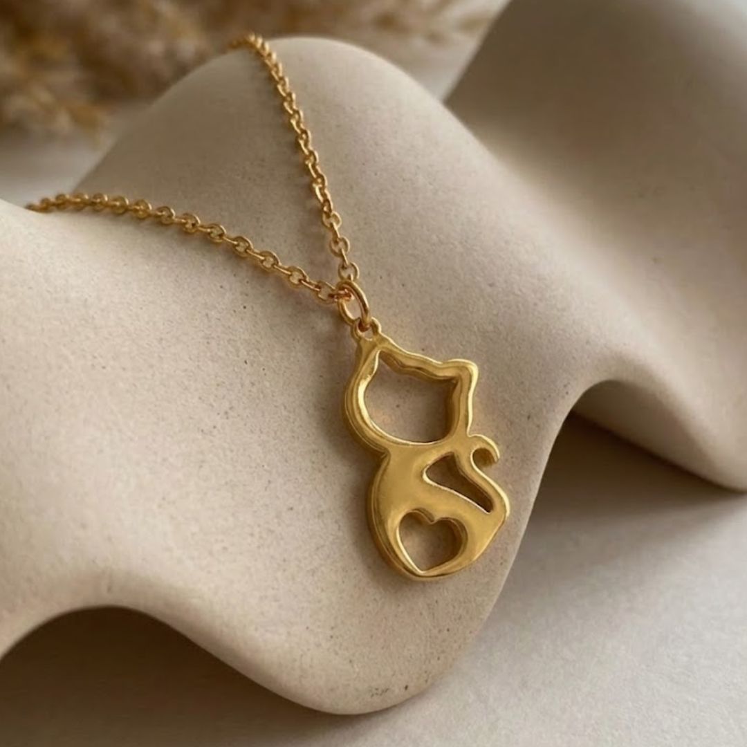 Dog Silhouette Pendant Necklace