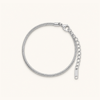 Silver Glide bracelet - Rhodium Plated