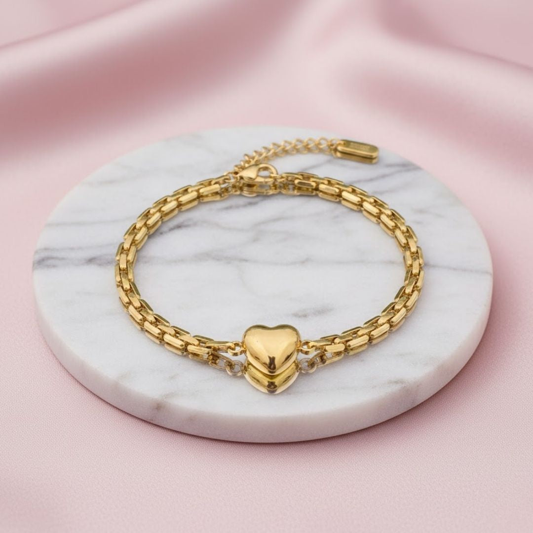 Bold Heart Bracelet