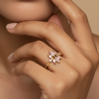 Florea Ring - 18k  Gold (Demi Fine)