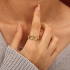 Openwork Gold Ring - 18k Gold (Demi Fine)