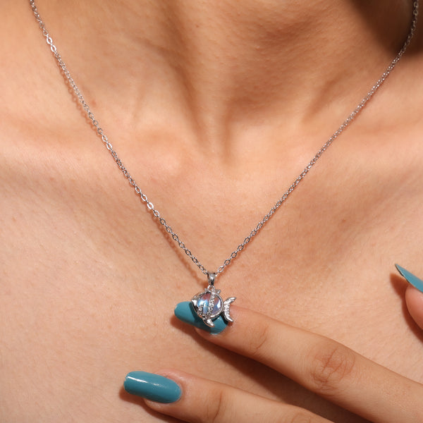 Oceanic Charm Fish Necklace