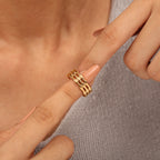 Openwork Gold Ring - 18k Gold (Demi Fine)