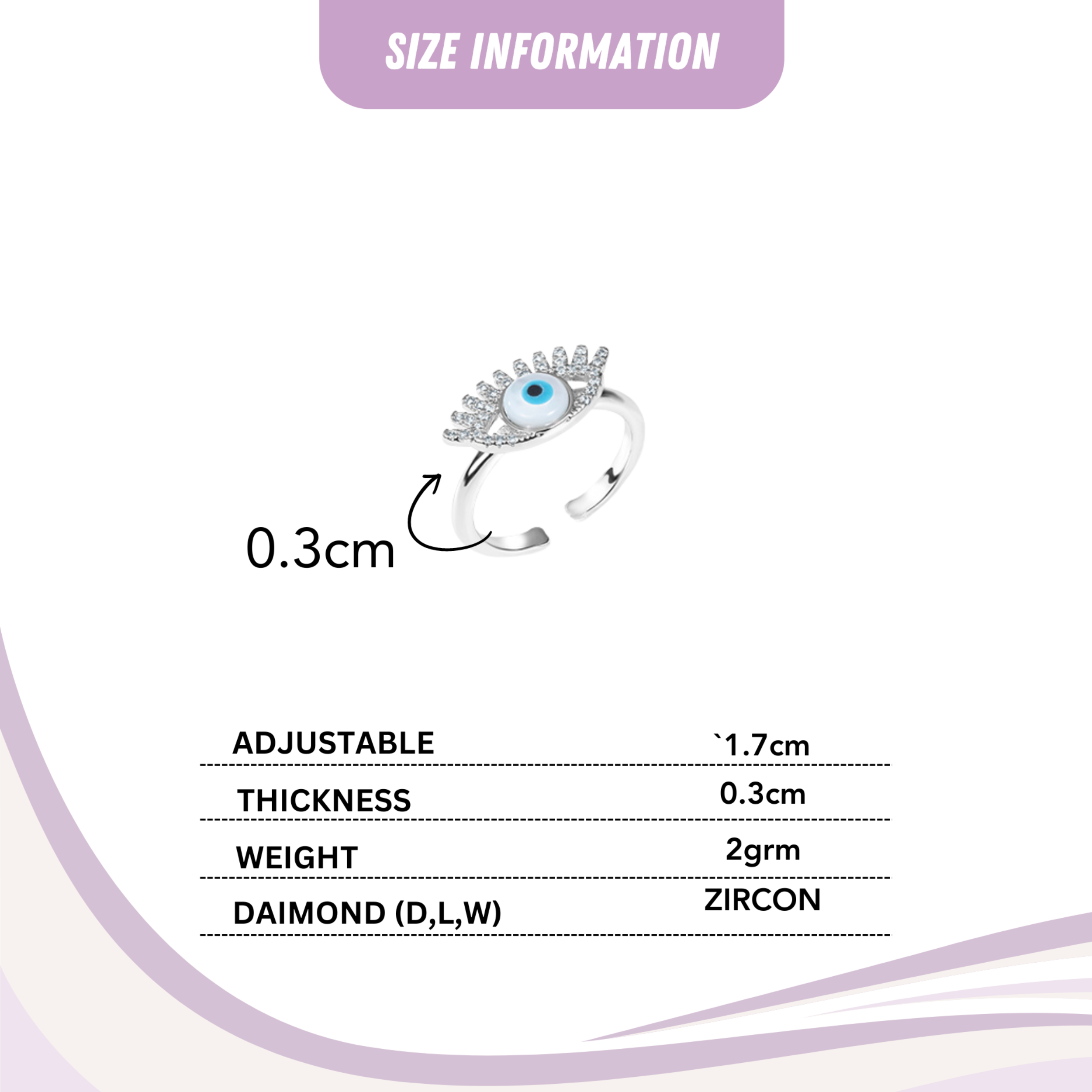 Evil Eye Mystical Ring