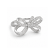 Zircon Ribbon Knot Ring