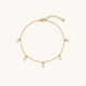 Floating Pearl Bracelet - 18k Gold (Demi Fine)