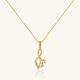 Tulip Grace Necklace - 18K Gold (Demi Fine)