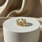 Twinkling Stars Ring - 18k carat gold ( demi fine )