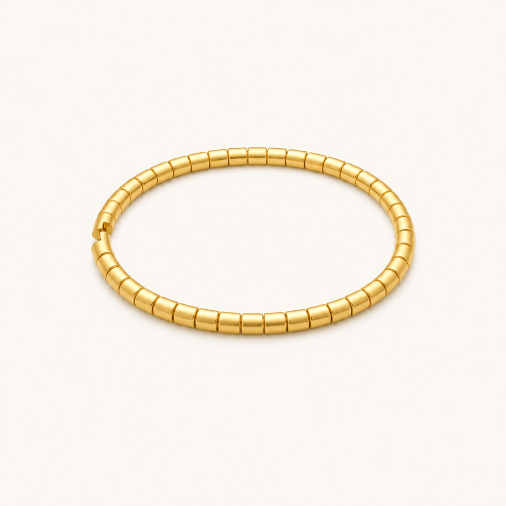 Solar Curve bracelet - 18k Gold (Demi Fine)