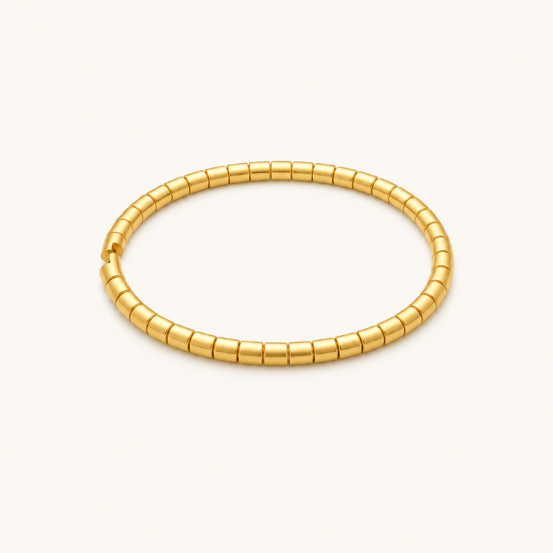 Solar Curve bracelet - 18k Gold (Demi Fine)