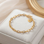 Heart Seal Bracelet - 18k Gold (Demi Fine)