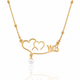 Heart Duo Name Necklace