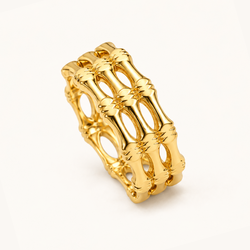 Openwork Gold Ring - 18k Gold (Demi Fine)