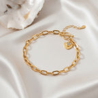 Heart Seal Bracelet - 18k Gold (Demi Fine)