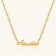 Gold-Plated Custom Name Necklace