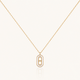 Oval Muse Necklace - 18K Gold (Demi Fine)