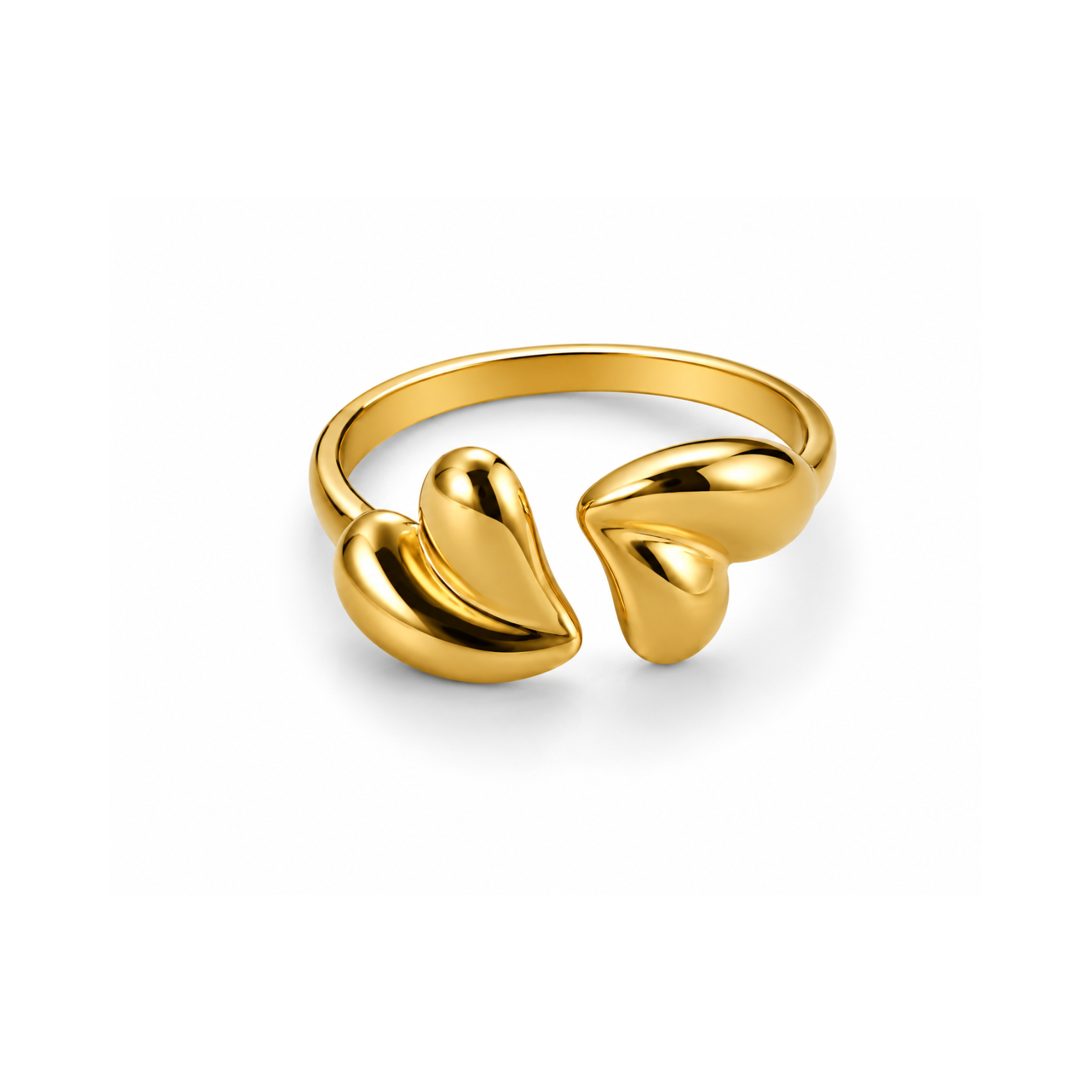 Twin Leaf Ring