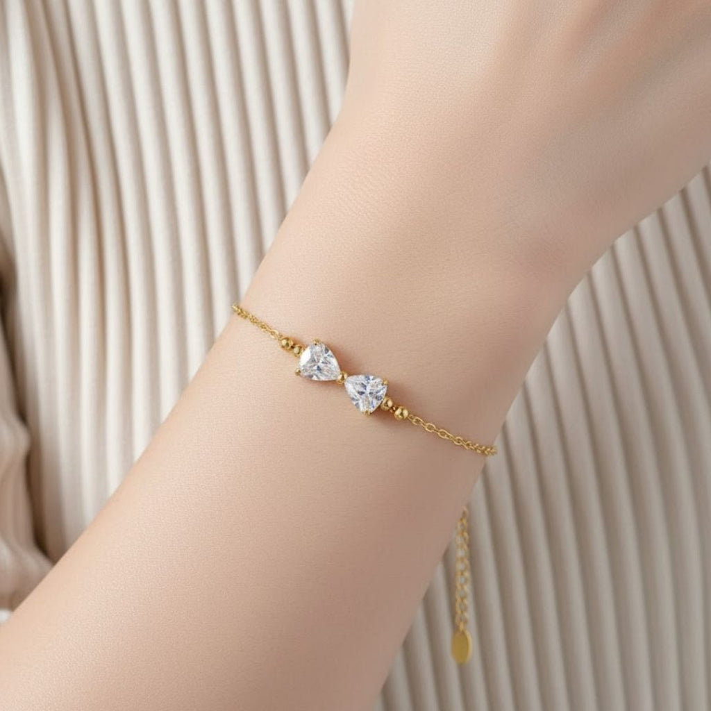 Diamond Bow Glow Bracelet