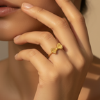 Twisted Bow Ring - 18k Gold (Demi Fine)