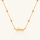 Timeless Hindi Script Name Necklace