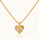 Evil Heart Necklace - 18K Gold (Demi Fine)
