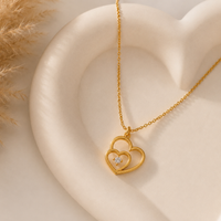 Double Heart Necklace