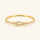 Lustre Loop Kada - 18k Gold ( Demi Fine )