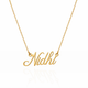 Signature Gold Name Necklace