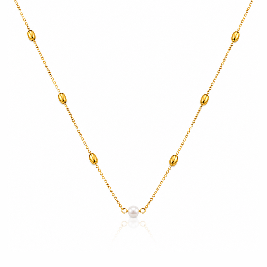 Pearl Muse Necklace - 18K Gold (Demi Fine)