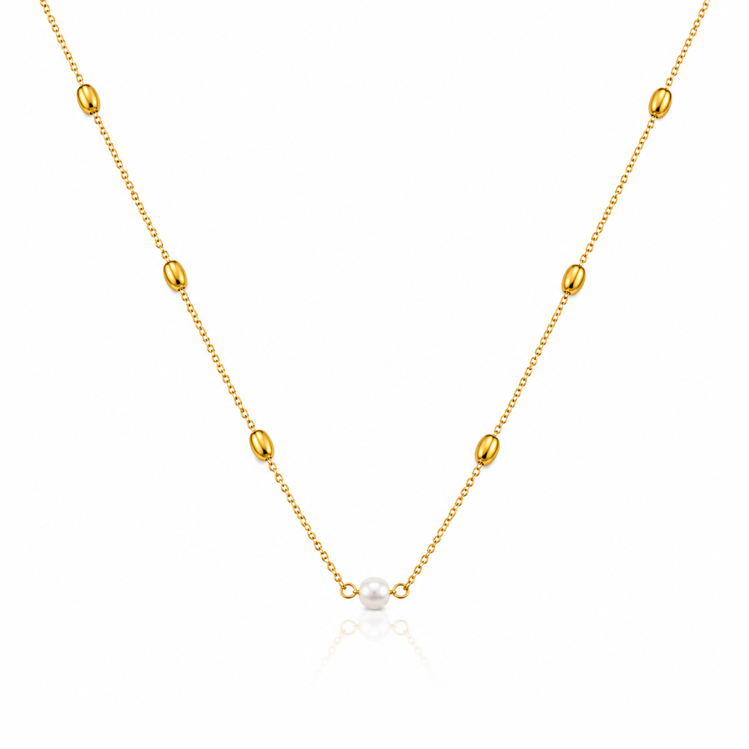 Pearl Muse Necklace - 18K Gold (Demi Fine)