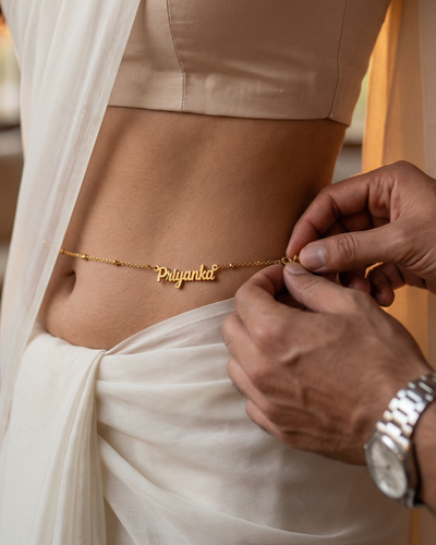 Signature Script Name Waist Chain