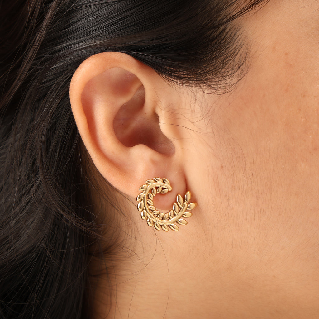 Luxe Leaflet Earrings