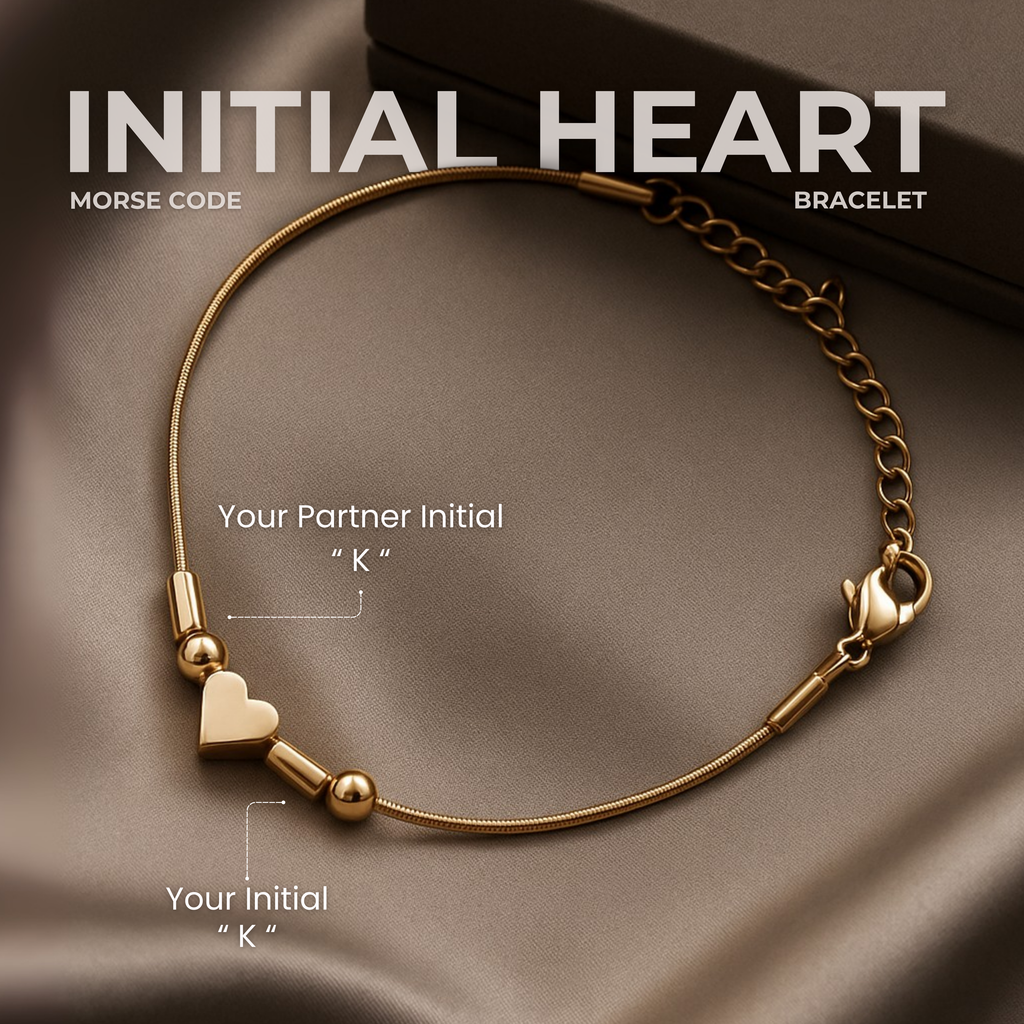 Couple Initial: Morse Code Bracelet