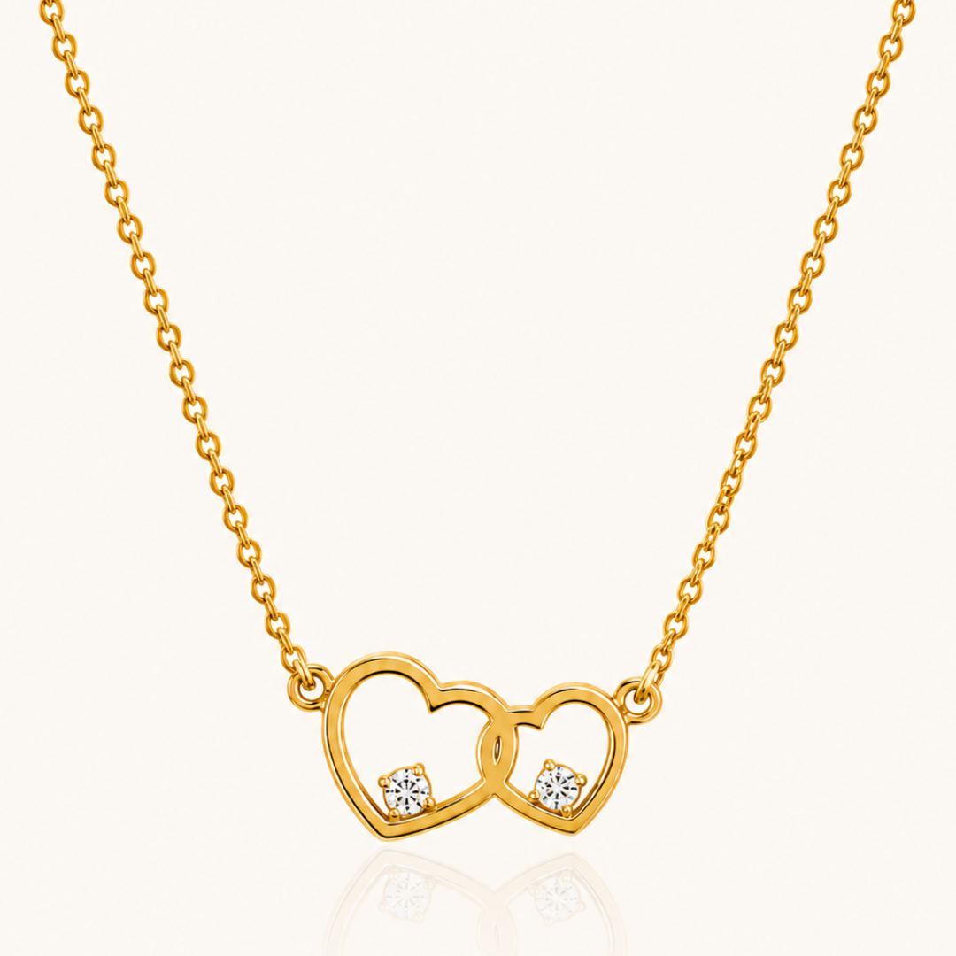 Linked Hearts Necklace