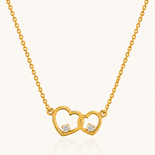Linked Hearts Necklace