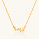 Telugu Script Custome Name Necklace