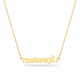 Malayalam Script Name Necklace