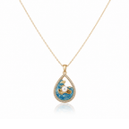 Ocean Pearl Necklace - 18 Carat Gold (Demi Fine)