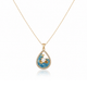 Aquatic Droplet Pearl Necklace