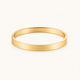Classic Gold Kada - 18k Gold (Demi Fine)