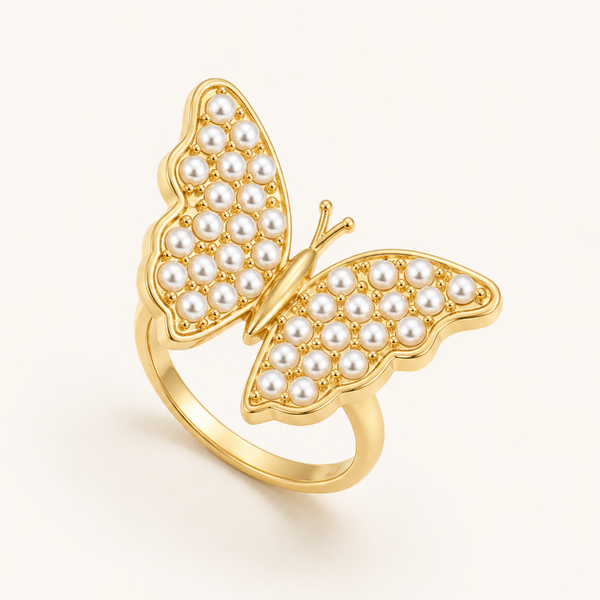 Pearlwing ring - 18k Gold (Demi Fine)