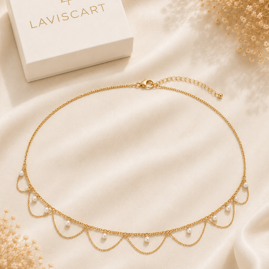 Pearl Drape Waist Chain