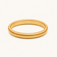 Golden Rib kada - 18k Gold (Demi Fine)