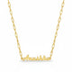 Gold-Plated Custom Name Necklace
